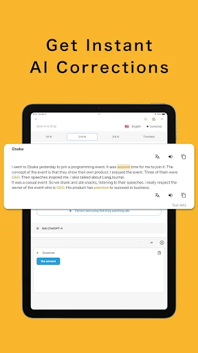 LangJournal ডাউনলোড করুন – AI এর মাধ্যমে ভাষা শেখার ডায়েরি - Screenshot 18