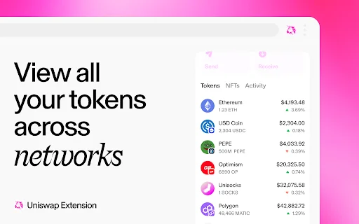 Uniswap Extension ডাউনলোড করুন – সেরা ক্রিপ্টো ওয়ালেট ও সোয়াপ - Screenshot 3