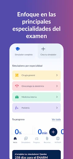 Gliamediq: Simulador ENARM ডাউনলোড করুন – সেরা মেডিকেল প্রস্তুতি - Screenshot 5
