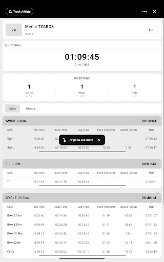 SportSplits ডাউনলোড করুন – স্পোর্টস টাইমিং ট্র্যাকার অ্যাপ - Screenshot 9