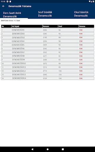 Okulsis Mobil ডাউনলোড করুন – সেরা শিক্ষা ব্যবস্থাপনা অ্যাপ - Screenshot 21