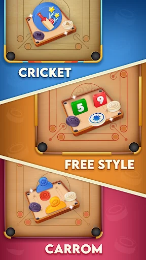 Carrom Cricket ডাউনলোড করুন – সেরা ক্যারাম ও ডিস্ক পুল গেম - Screenshot 2