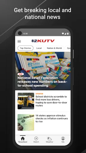 KUTV TV অ্যাপ ডাউনলোড করুন – লেটেস্ট খবর, ওয়েদার ও স্পোর্টস আপডেট - Screenshot 1