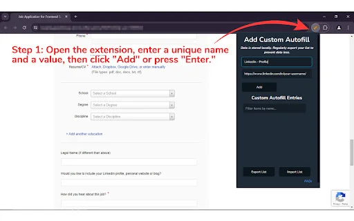 Easy Custom Autofill ডাউনলোড করুন – দ্রুত টেক্সট ফিল করার সেরা টুল - Screenshot 1