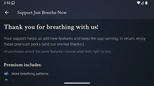 Just Breathe Now ডাউনলোড করুন – শ্বাস-প্রশ্বাসের ব্যায়ামের সেরা অ্যাপ - Screenshot 12