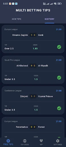 Multi Betting Tips Daily Win ডাউনলোড করুন – সেরা বেটিং টিপস - Screenshot 4