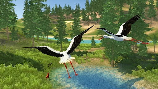 The White Stork ডাউনলোড করুন – সেরা বার্ড সিমুলেটর গেম - Screenshot 1