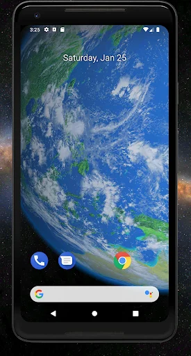 Earth 3D Live Wallpaper ডাউনলোড করুন – সেরা থ্রিডি আর্থ লাইভ ওয়ালপেপার - Screenshot 1