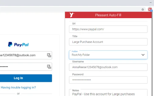 Pleasant Password Server Auto-Filler ডাউনলোড করুন – সেরা পাসওয়ার্ড ম্যানেজার - Screenshot 1