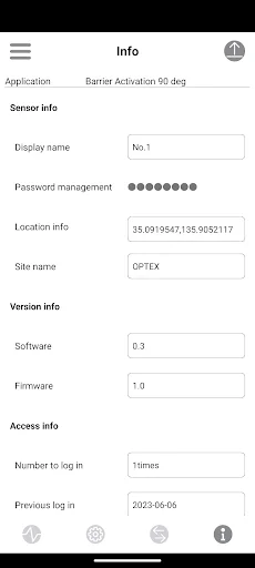 Virtual Loop ডাউনলোড করুন – OPTEX OVS-02 সেন্সর সেটআপ টুল - Screenshot 6