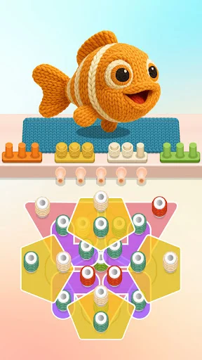 Stitch Sort: Wool and Yarn ডাউনলোড করুন – সেরা পাজল গেম - Screenshot 5