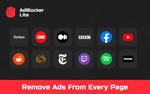 AdBlock Lite ডাউনলোড করুন – দ্রুত এবং বিজ্ঞাপন মুক্ত ব্রাউজিংয়ের সেরা উপায় - Screenshot 2