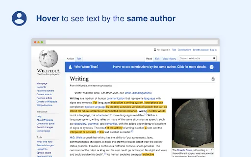Who Wrote That? ডাউনলোড করুন – উইকিপিডিয়া এডিটর টুল - Screenshot 2