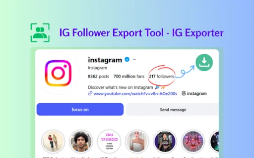 InExporter ডাউনলোড করুন – Instagram ফলোয়ার এক্সপোর্ট টুল - Screenshot 4
