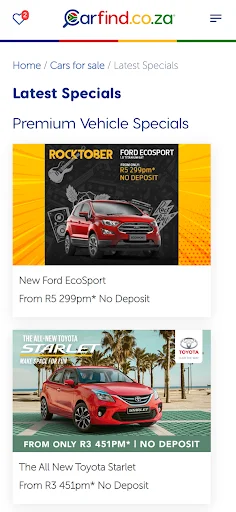 Carfind.co.za অ্যাপ ডাউনলোড করুন – সেরা নতুন ও ব্যবহৃত গাড়ি খুঁজুন - Screenshot 12