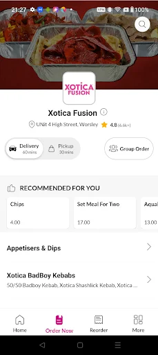 Xotica Fusion অ্যাপ ডাউনলোড করুন – সেরা খাবারের ডিল উপভোগ করুন - Screenshot 3