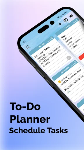 To-Do Planner: Schedule Tasks ডাউনলোড করুন – সেরা ফ্রি প্ল্যানার - Screenshot 1