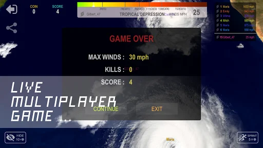 Hurricane.io ডাউনলোড করুন – শক্তিশালী হারিকেন গেম খেলুন - Screenshot 5