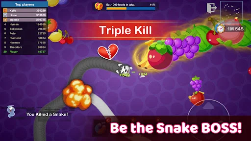 Worms Merge-io গেমটি ডাউনলোড করুন – সেরা স্নেক গেম খেলুন - Screenshot 27