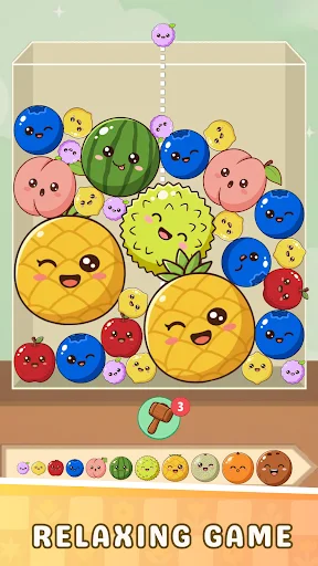 Fruit Drop Satisfy-Juicy Merge ডাউনলোড করুন – সেরা পাজল গেম - Screenshot 1