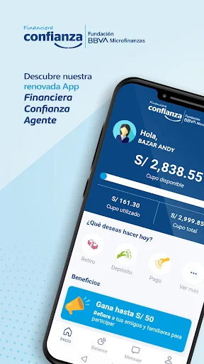 Financiera Confianza Agente ডাউনলোড করুন – সেরা ফিন্যান্সিয়াল এজেন্ট অ্যাপ - Screenshot 1