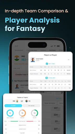 Cricket LineX ডাউনলোড করুন – দ্রুততম লাইভ স্কোর ও আপডেট পান - Screenshot 4