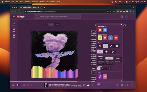 ThemeSong for YouTube Music ডাউনলোড করুন – সেরা মিউজিক এনহ্যান্সার - Screenshot 1