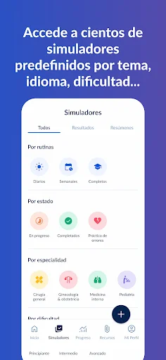 Gliamediq: Simulador ENARM ডাউনলোড করুন – সেরা মেডিকেল প্রস্তুতি - Screenshot 4