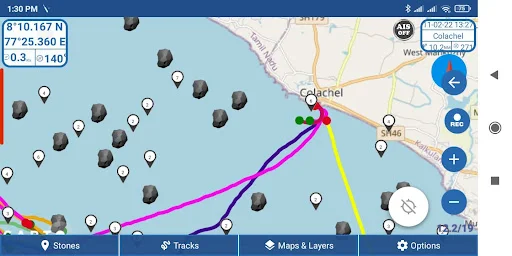 Kadal Map ডাউনলোড করুন – মৎস্যজীবীদের জন্য সেরা নেভিগেশন টুল - Screenshot 2