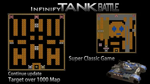 Infinity Tank Battle – 8 bit ডাউনলোড করুন – সেরা আর্কেড গেম - Screenshot 1