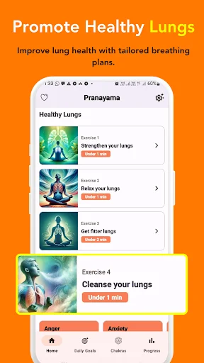 Pranayama Breathing Exercise ডাউনলোড করুন – মানসিক প্রশান্তি ও স্বাস্থ্যের জন্য - Screenshot 10