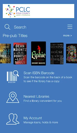 Polk County Library Co-op ডাউনলোড করুন – বিনামূল্যে বই পড়ুন - Screenshot 1
