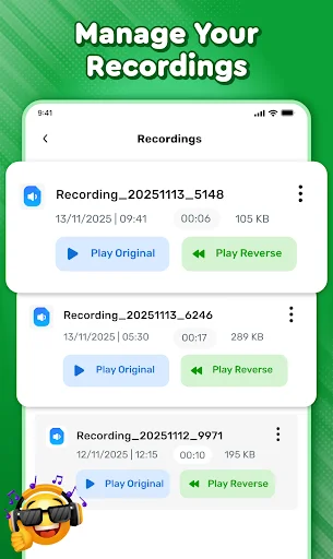 Reverse Play : Sing Challenge ডাউনলোড করুন – রিভার্স অডিও মজা - Screenshot 12