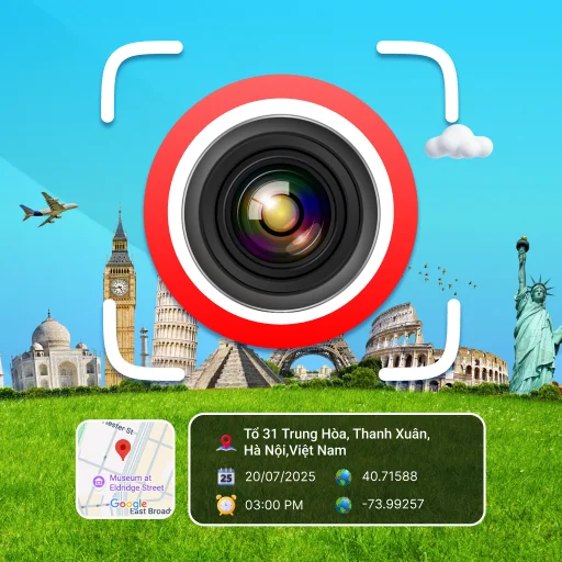 GPS Camera: Map & Location ডাউনলোড করুন – জিপিএস ফটো ট্র্যাকার