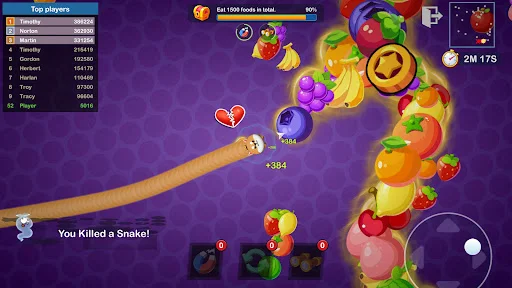 Worms Merge-io গেমটি ডাউনলোড করুন – সেরা স্নেক গেম খেলুন - Screenshot 23
