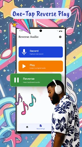 Reverse Audio: Reverse Singing ডাউনলোড করুন – সেরা অডিও রিভার্স অ্যাপ - Screenshot 3