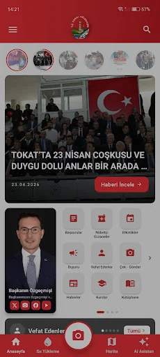 Tokat Belediyesi অ্যাপ ডাউনলোড করুন – মিউনিসিপ্যাল পরিষেবা এখন হাতের মুঠোয় - Screenshot 1