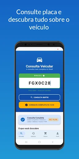 Consulta Veicular ডাউনলোড করুন – গাড়ির ইতিহাস ও ফাইন চেক করুন - Screenshot 1