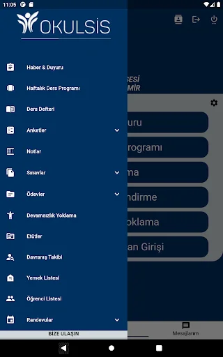Okulsis Mobil ডাউনলোড করুন – সেরা শিক্ষা ব্যবস্থাপনা অ্যাপ - Screenshot 10