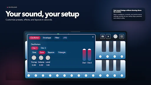 MuseLead Synthesizer ডাউনলোড করুন – অ্যান্ড্রয়েডের সেরা সিন্থেসাইজার - Screenshot 16