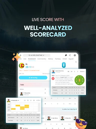 Cricket LineX ডাউনলোড করুন – দ্রুততম লাইভ স্কোর ও আপডেট পান - Screenshot 12
