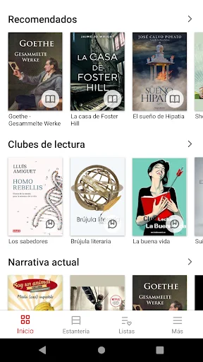 Club Lectura-Comunidad Madrid ডাউনলোড করুন – ভার্চুয়াল রিডিং ক্লাব - Screenshot 1