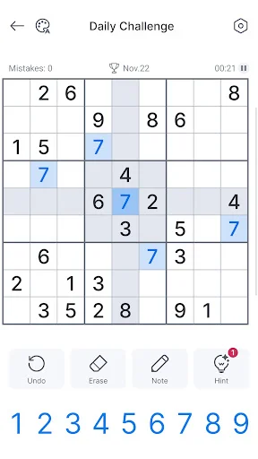 Sudoku – Classic Sudoku Puzzle ডাউনলোড করুন – সেরা ব্রেইন গেম - Screenshot 5