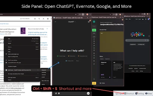 Split Screen in Tab ডাউনলোড করুন – TradingView মাল্টিটাস্কিং টুল - Screenshot 4