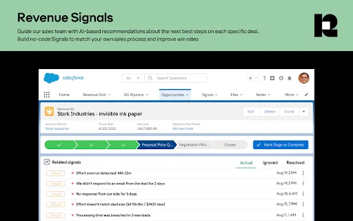 Revenue Grid ডাউনলোড করুন – Salesforce এবং Gmail ইন্টিগ্রেশন - Screenshot 4