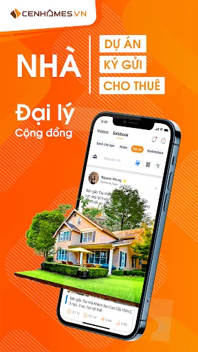 Cenhomes.vn ডাউনলোড করুন – ৪.০ রিয়েল এস্টেট প্রযুক্তি অ্যাপ - Screenshot 1