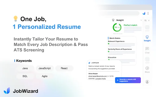 JobWizard ডাউনলোড করুন – AI দিয়ে দ্রুত চাকরির আবেদন করুন - Screenshot 3
