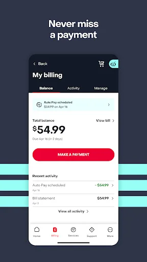 MyFrontier অ্যাপ ডাউনলোড করুন – আপনার অ্যাকাউন্ট ও বিল ম্যানেজ করুন - Screenshot 4